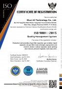 ISO-9001 issued by American National Qualifications Board