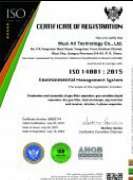 ISO-14001 issued by American National Qualifications Board