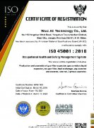 ISO-45001 issued by American National Qualifications Board